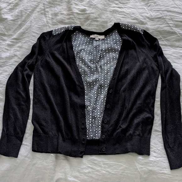 LOFT Sweaters - Geometric cardigan